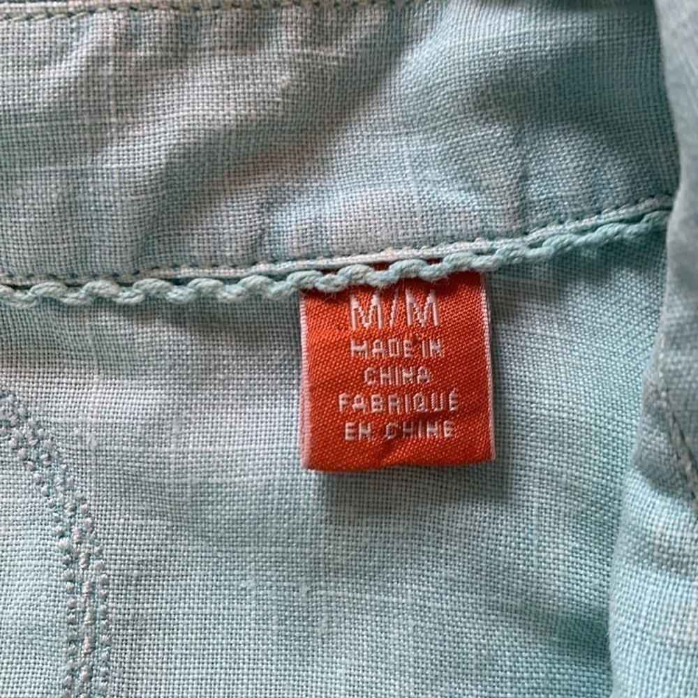Tommy Bahama Light Blue Button Down Shirt - Picture 4 of 5